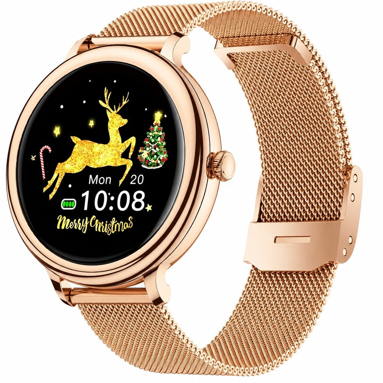 Women's Smartwatch, IP68 Waterproof, Heart Rate Monitor, Fitness Tracker, Pedometer, Sports Watch