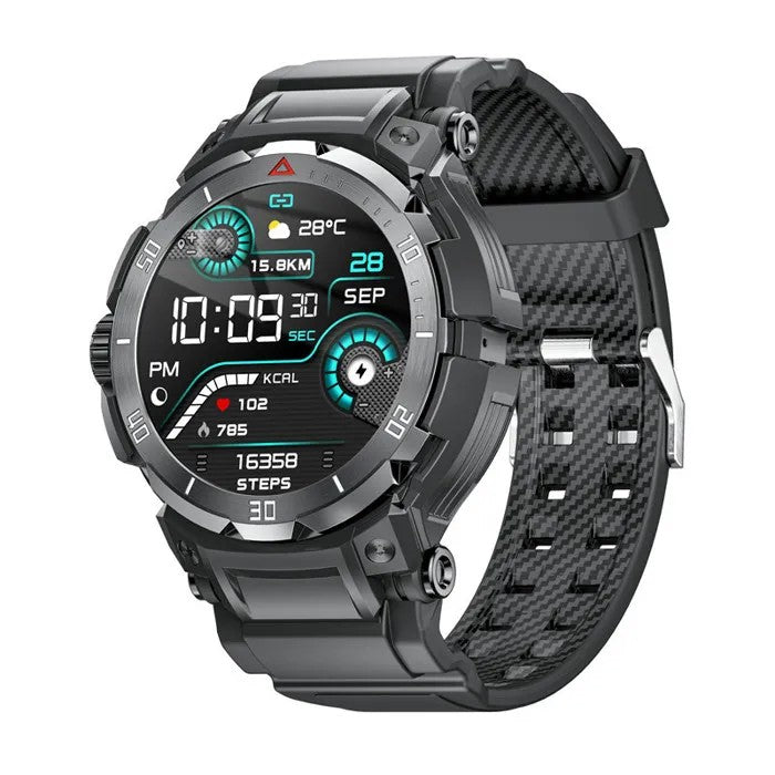 2-in-1 Smartwatch with TWS Earbuds, Black, 1.46" IPS, Heart Rate Monitor, NFC, Waterproof, Sports Tracker