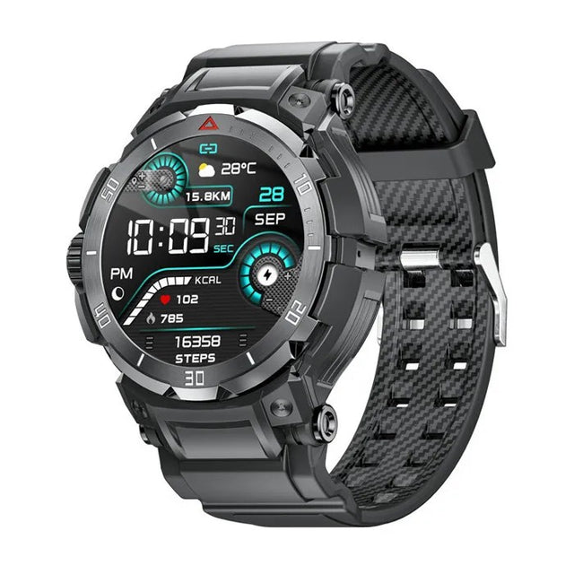 2-in-1 Smartwatch with TWS Earbuds, Black, 1.46" IPS, Heart Rate Monitor, NFC, Waterproof, Sports Tracker