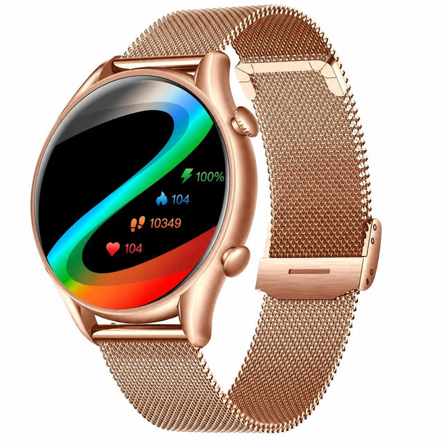 Women's Smartwatch with Bluetooth Calling, Heart Rate, SpO2, Pedometer, Feminine Function, HD