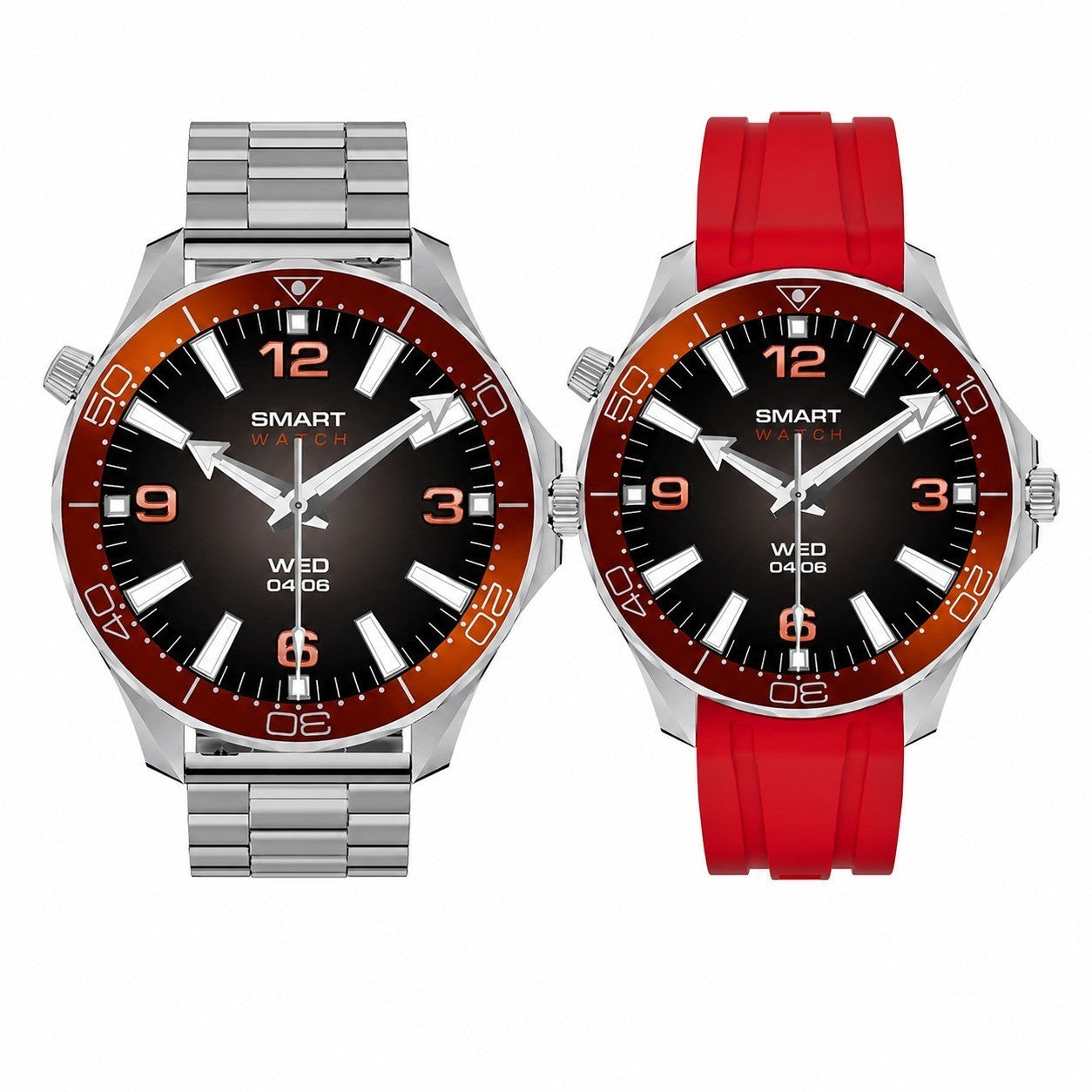 Men's Smartwatch 1.52" BT Calling Fitness Tracker, Dual Straps, Heart Rate & Sleep Monitor