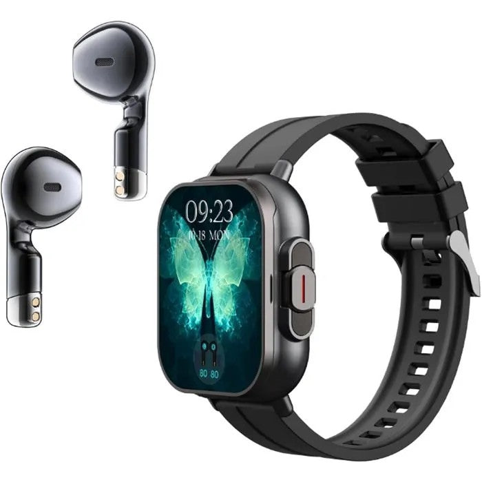 Smartwatch with Built-in Headphones, IP67 Waterproof, 250mAh Battery, Health Tracker