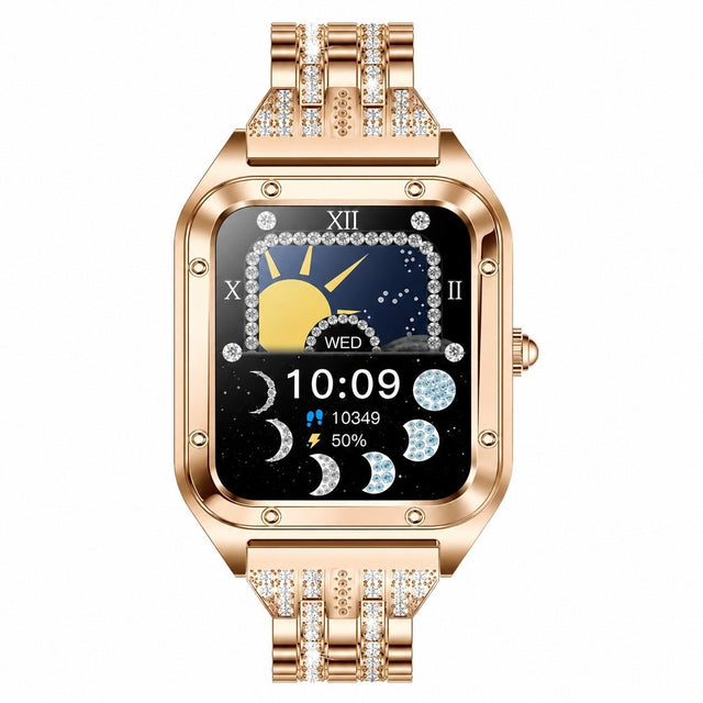 Women's Smart Bluetooth Watch, Answer Calls, AI Voice, Compatible with Android iOS, Purple