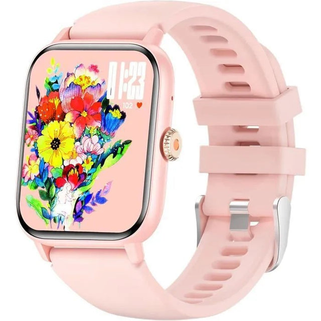 Women's Smartwatch with Calling, 1.83" Screen, Fitness Tracker, Heart Rate, SpO2, Blood Pressure Monitor