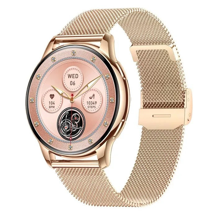 Women's Smartwatch 1.32-Inch, Phone Function, 100+ Sports Modes, Heart Rate Monitoring, ECG, Fitness Tracker