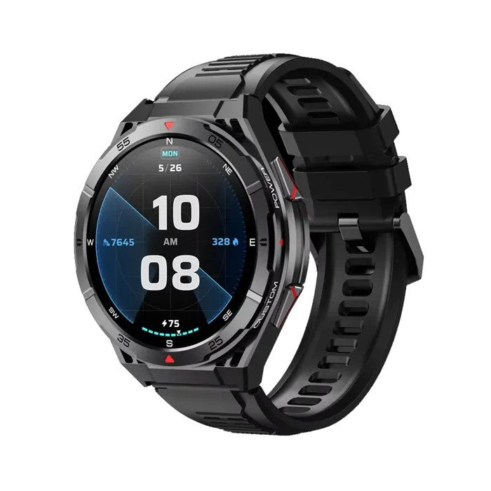 Smartwatch 2.13" AMOLED Screen, Heart Rate Monitor, 3BAR Water Resistant, Glass, Men