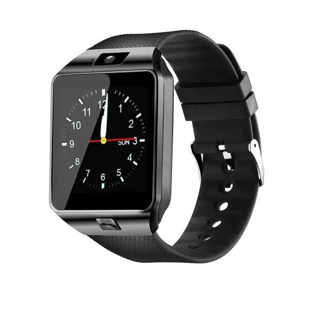 Smartwatch with Touchscreen, Black, 1.5" IPS, 15-Day Battery, IP67, Compatible with Android iOS