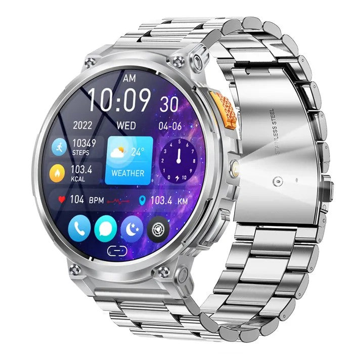 Men's Smartwatch with Bluetooth Calling, Fitness Tracker, Heart Rate Monitor, K66
