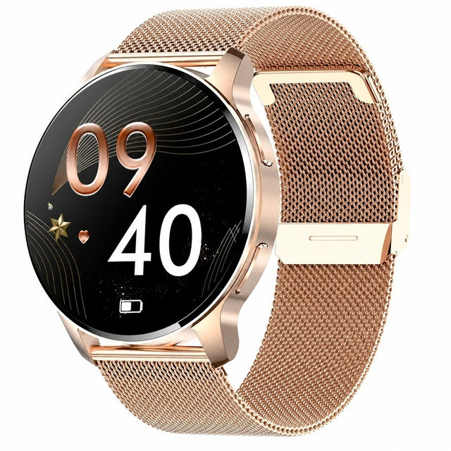 Women's Smartwatch with Bluetooth Calling, Heart Rate Monitor, Sleep Tracking, Waterproof, AI Assistant