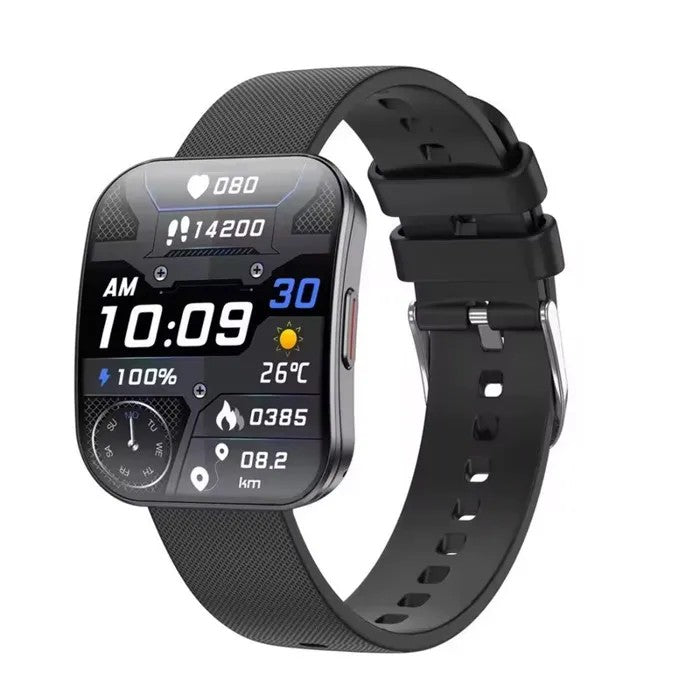 Smart Watch with Ultra-Thin Curved AMOLED Screen, Bluetooth, Health & Fitness Tracker, Heart Rate, SpO2, GPS