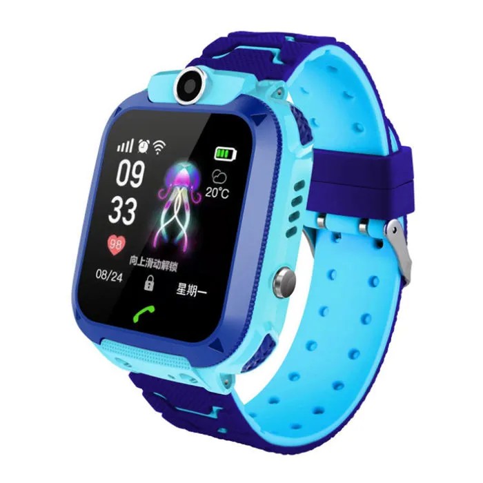 Kids Smartwatch, Blue, Waterproof, GPS SOS Tracking, SIM Card Call, Location