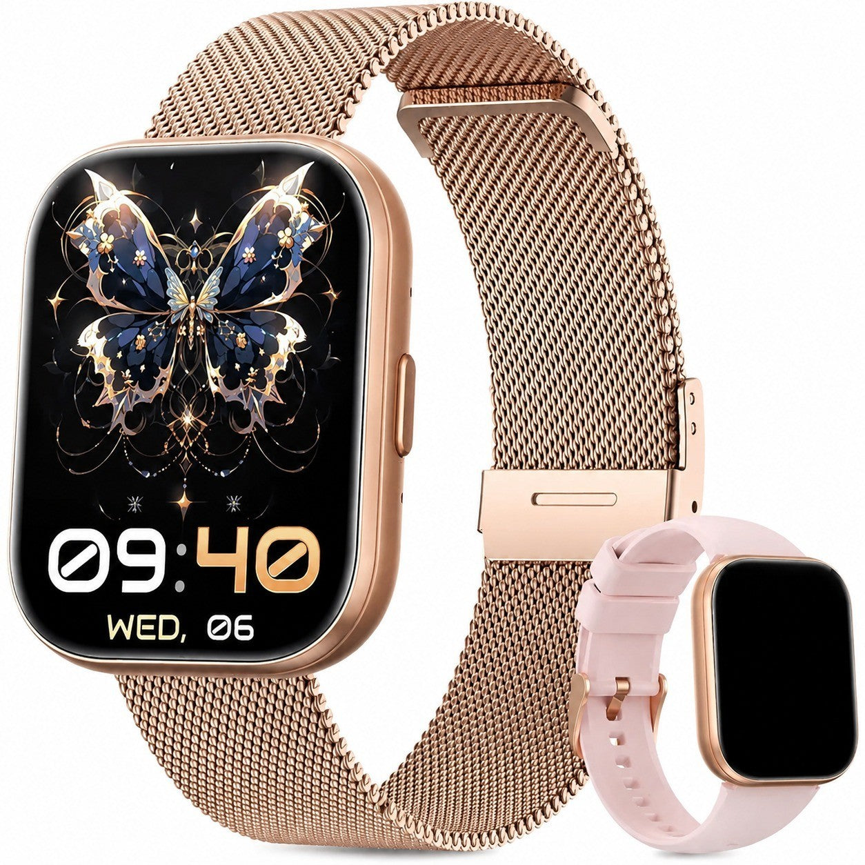 Women's Smartwatch 1.75" TFT, Bluetooth Calling, Heart Rate, SpO2, Sleep Tracker, 120+ Sports Modes