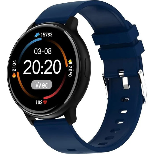 Fitness Watch for Women Men, Ultra-Thin Smart Watch, 24-Hour Heart Rate Monitor, Colorful