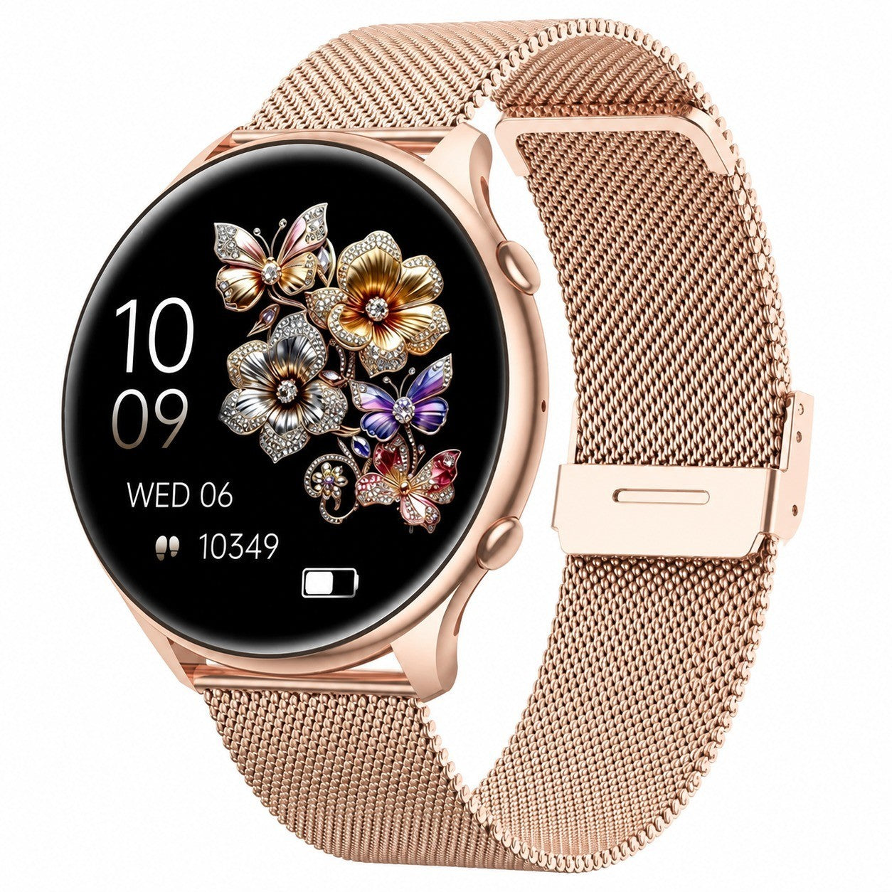 Women's Smartwatch, 1.39" Screen, Bluetooth, 120+ Sports Modes, Heart Rate, SpO2, Sleep Tracker, IP68, iOS/Android