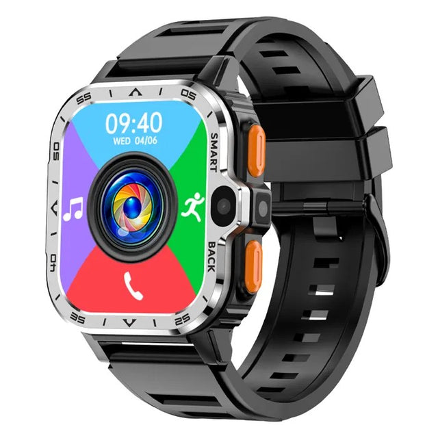 4G Smart Watch Phone 2.03" Android 8.1, 800mAh, 2GB+16GB, GPS, Dual Camera, Silver