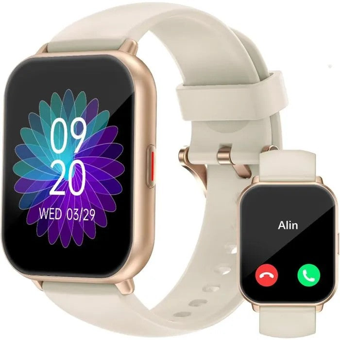 Smartwatch for Men Women, Bluetooth Calling, Heart Rate Monitor, Multiple Sports Modes
