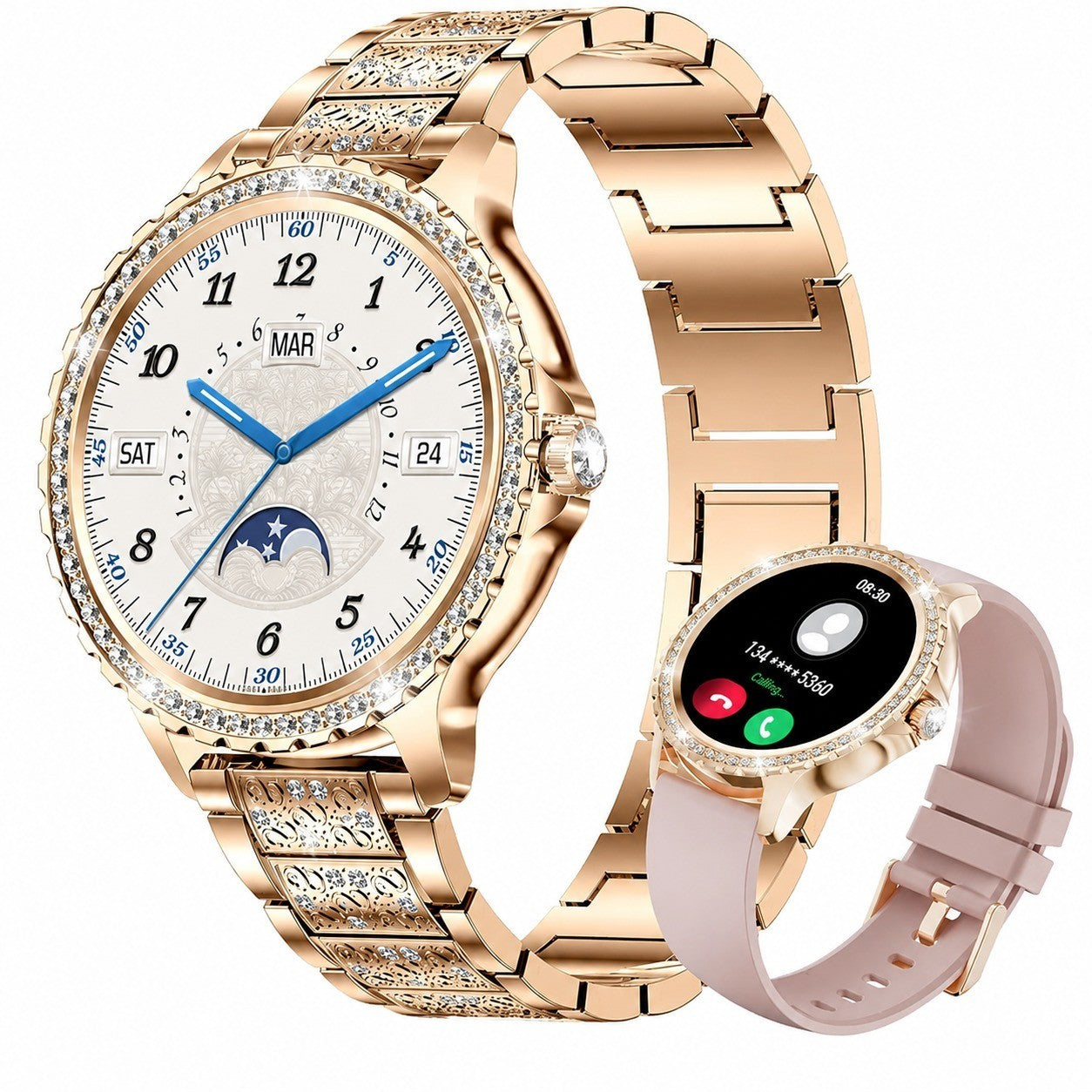 Women's Smartwatch 1.32" HD, Bluetooth Calling, IP68, 120+ Sports Modes, Health Tracker, Compatible with Android & iOS
