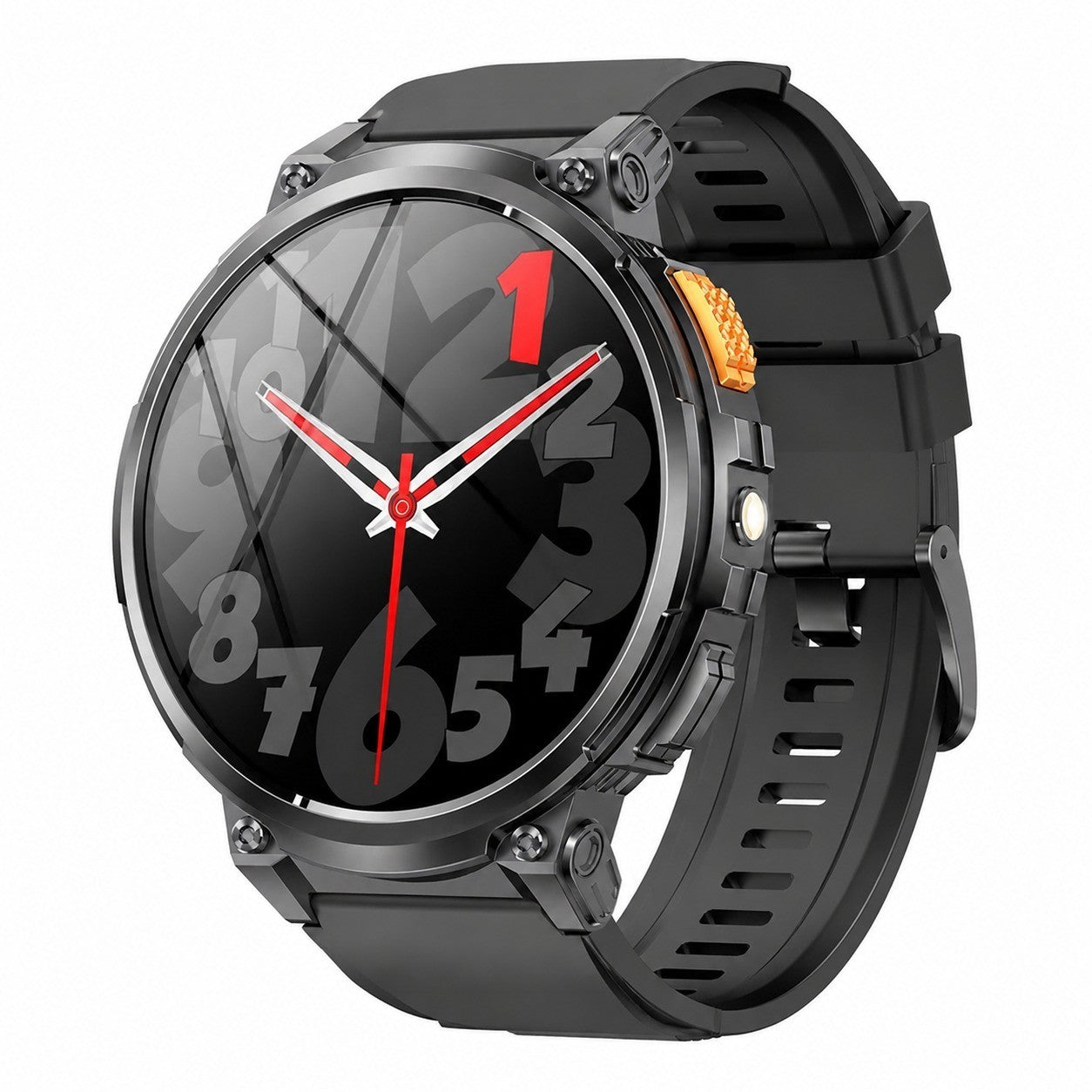 Men's Smartwatch 1.85" Screen, BT Calling Fitness Tracker, Heart Rate Monitor, Water Resistant
