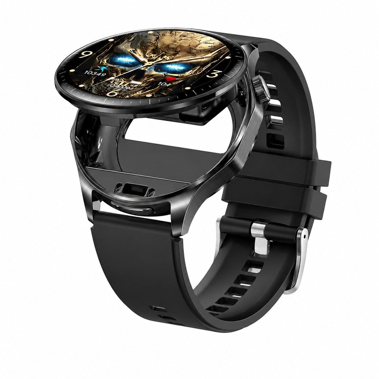 Smartwatch with Headphones, 1.39" Sport Watch, Heart Rate Sleep Monitor, iOS Android, Black