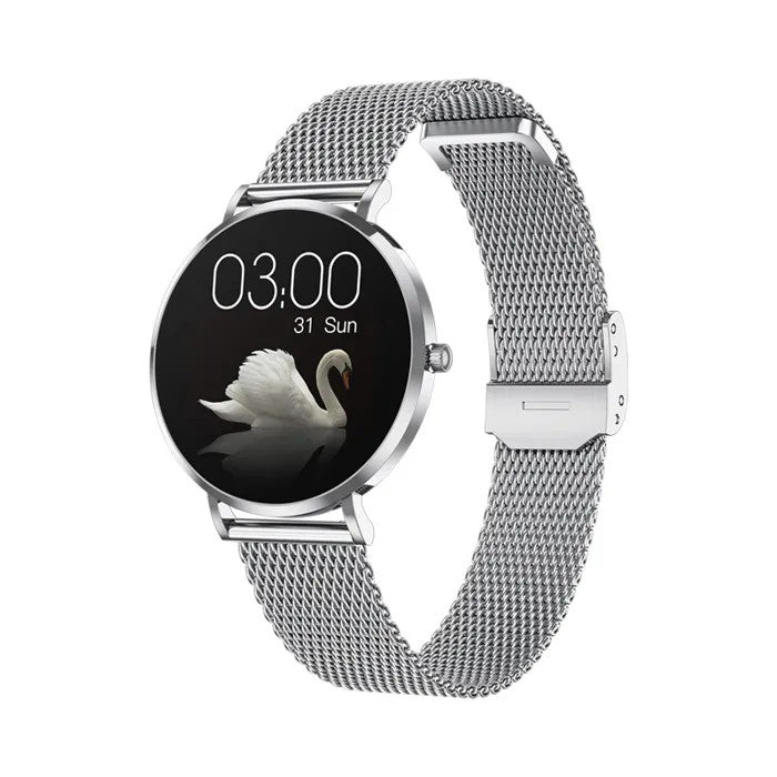 Women's Smartwatch, 1.19" AMOLED Screen, Blood Oxygen Monitor, Heart Rate, Fitness Tracker