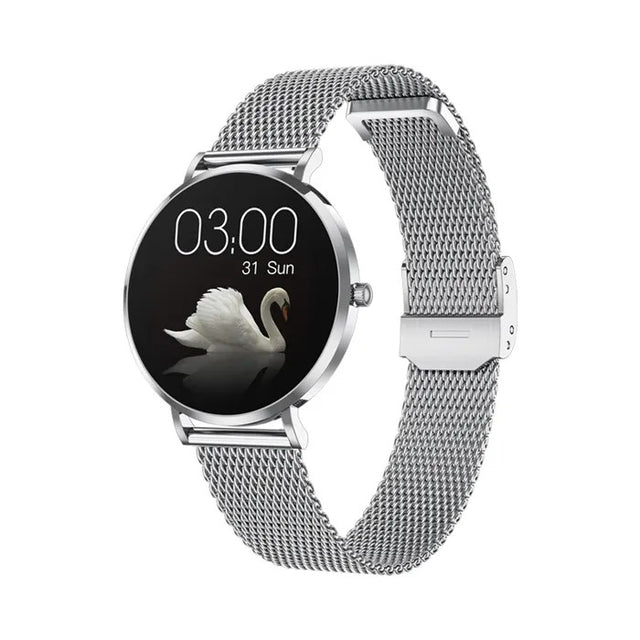 Women's Smartwatch, 1.19" AMOLED Screen, Blood Oxygen Monitor, Heart Rate, Fitness Tracker