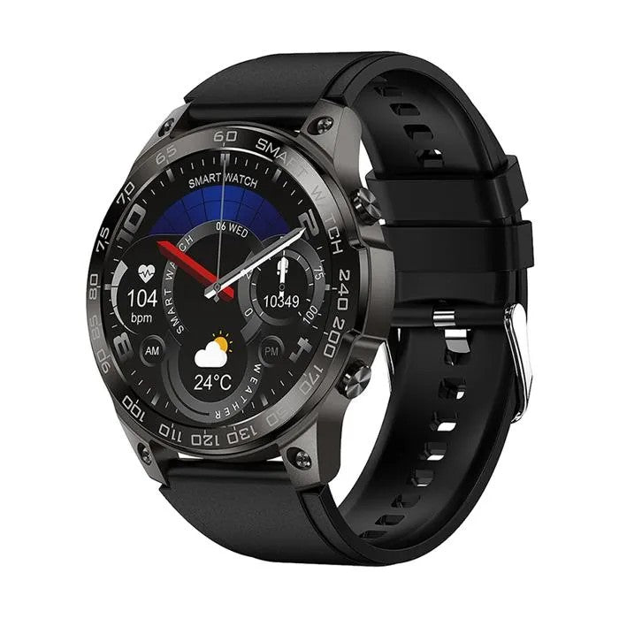 Waterproof Smartwatch, 1.43" AMOLED, Bluetooth Call, Heart Rate Monitor, Compatible with Android iOS