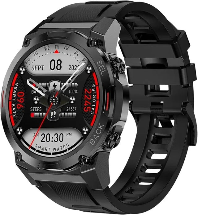 Smartwatch 1.43" AMOLED, Bluetooth Call, 400mAh, Activity Tracker, Black