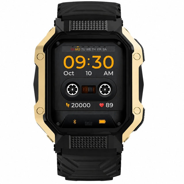 Military Smart Watch for Calls, Heart Rate & Oxygen Monitor, 24/7 Activity Tracker