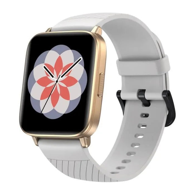 Bluetooth Smartwatch for Men Women, Gold, Waterproof 50m, GPS Heart Rate Monitor, Swim