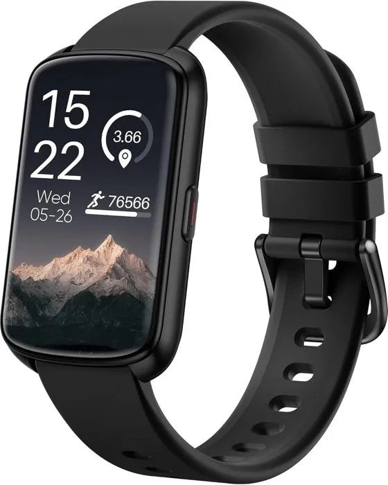 Smart Watch for Men Women, 1.41" IPS, Heart Rate Blood Pressure Sleep Monitor, IP68, Black