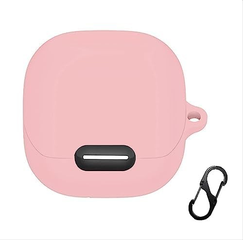 Silicone Case for SoundCore Liberty 4 NC, Ultra-Thin Soft Cover, Slim Fit, Anti-Fall, Pink