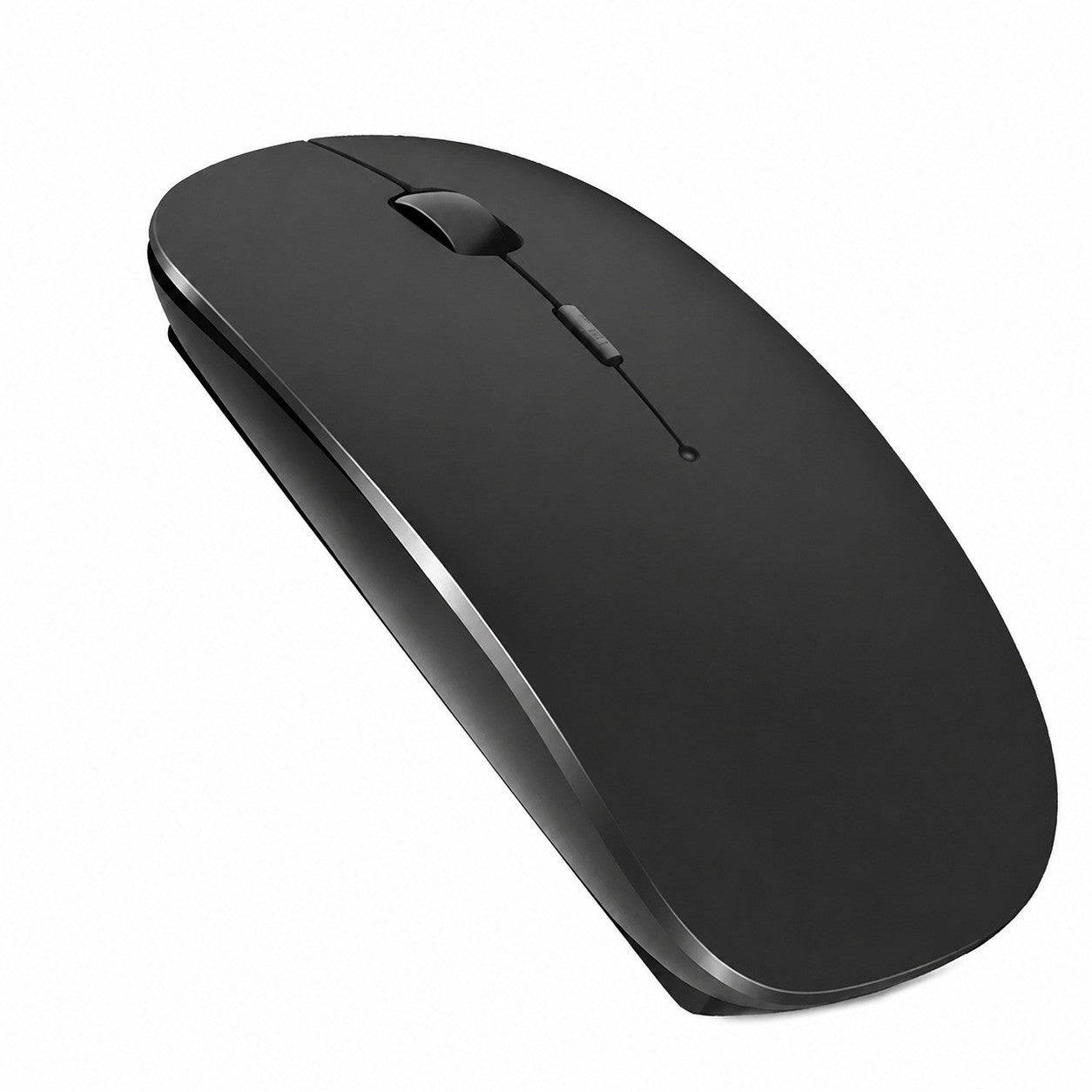 Rechargeable Wireless Bluetooth Mouse, Ergonomic Mini Silent 2.4 GHz Optical, Compatible with MacBook