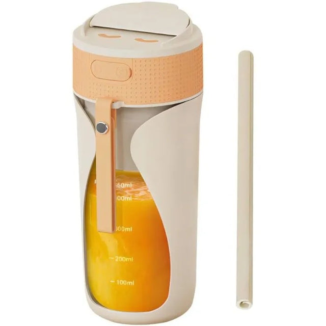 Portable Electric Mini Blender Juicer, Mixing Bowl for Smoothies & Creams