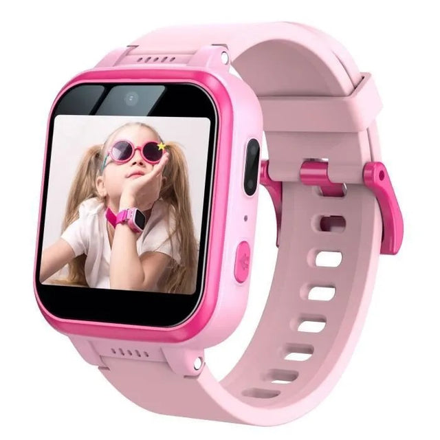 Kids Smart Watch, Dual Camera, Full Touchscreen, Game, Alarm, Voice Recording, IP67 Waterproof