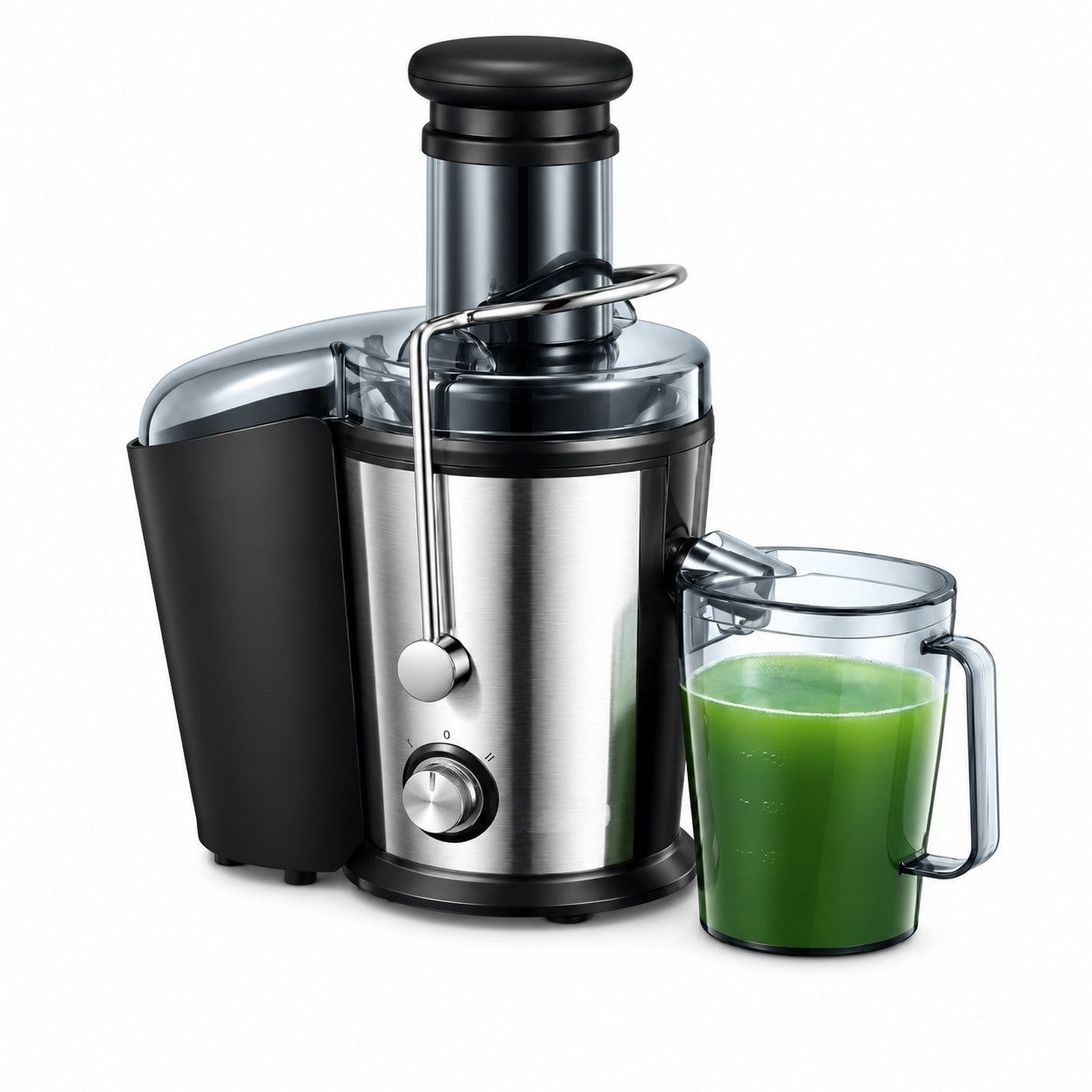 Centrifugal Juicer Machine 800W, Dual Speed Juice Extractor, 3-Inch Feed Chute, Stainless Steel