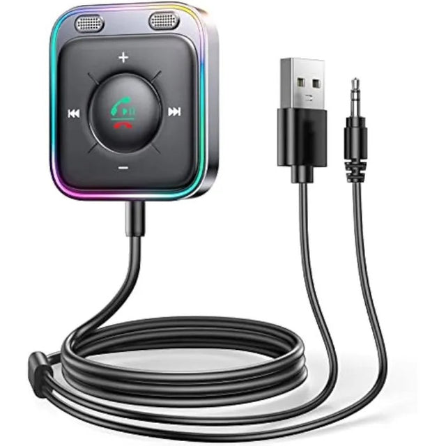 Bluetooth 5.3 Car Radio, Noise Reduction Adapter for Calls, Hands-Free Receiver