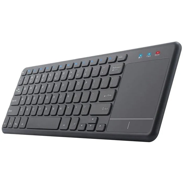 Silent 2.4 GHz Wireless Keyboard with Touchpad, Smart, for Laptops and TVs