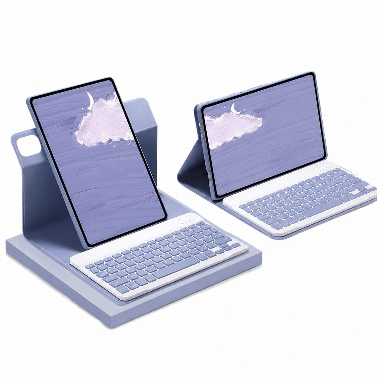 Keyboard Case for Xiaomi Pad 5 / Pad 5 Pro 11", 360 Rotating, Purple