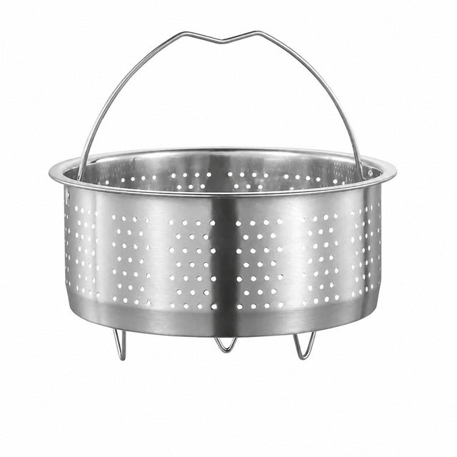 Stainless Steel Steamer Basket with Handle, for Corn Vegetables Eggs