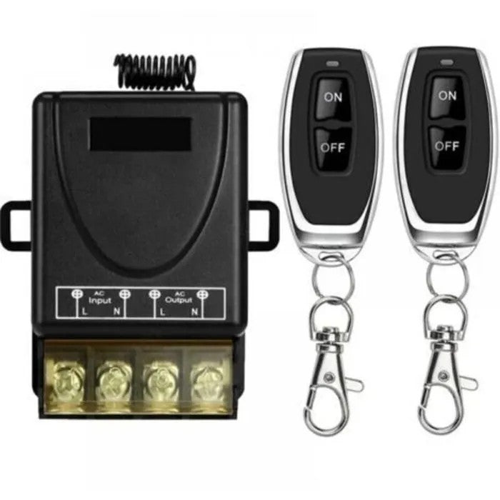 433MHz Wireless Remote Control Switch, 30A, AC 110V-240V, RF for Light, Water Pump