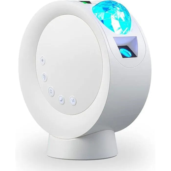 White Star Projector, 9 Modes, Remote Control, 300° Angle, for Bedroom Party