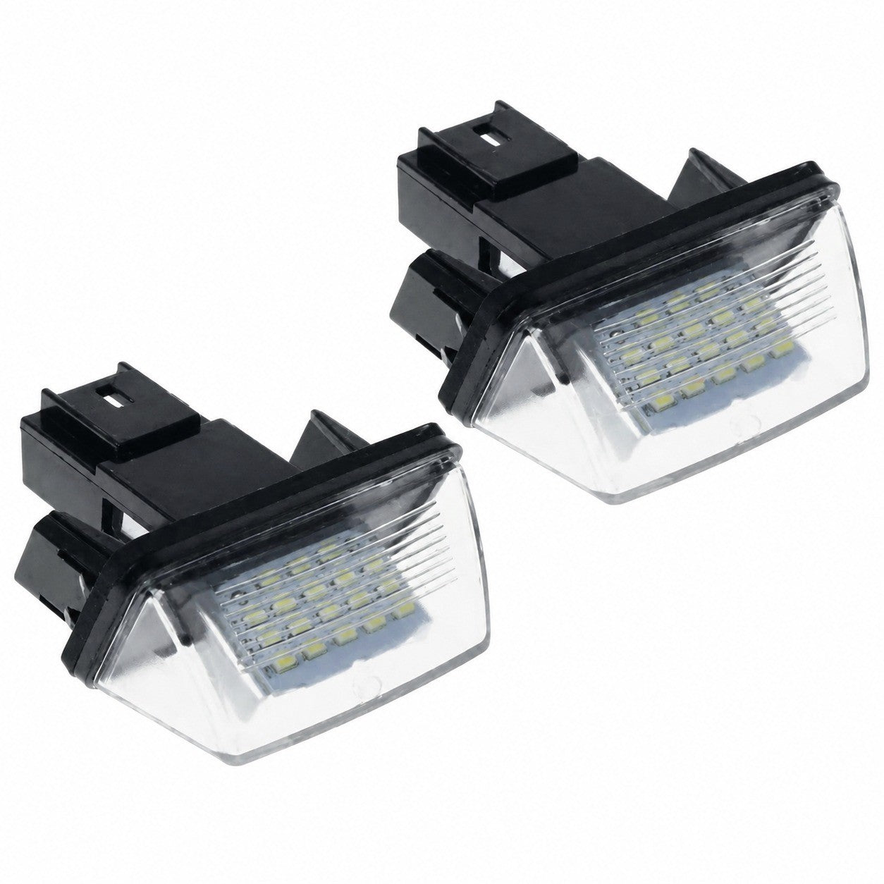 12V LED License Plate Light, 3528SMD 6500K Xenon White, for Peugeot 206 207 306 307 308