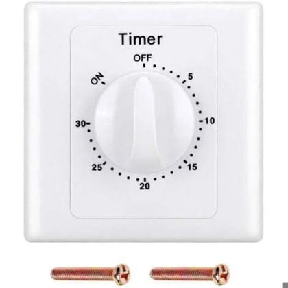 220V Pump Timer Switch, 30min, Electronic Mechanical Countdown Socket, High Performance
