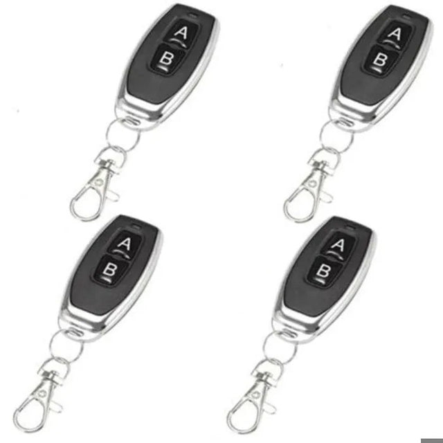 433 MHz Remote Control, AB Buttons, Metal Wireless Transmitter, Learning Code for Door Opener