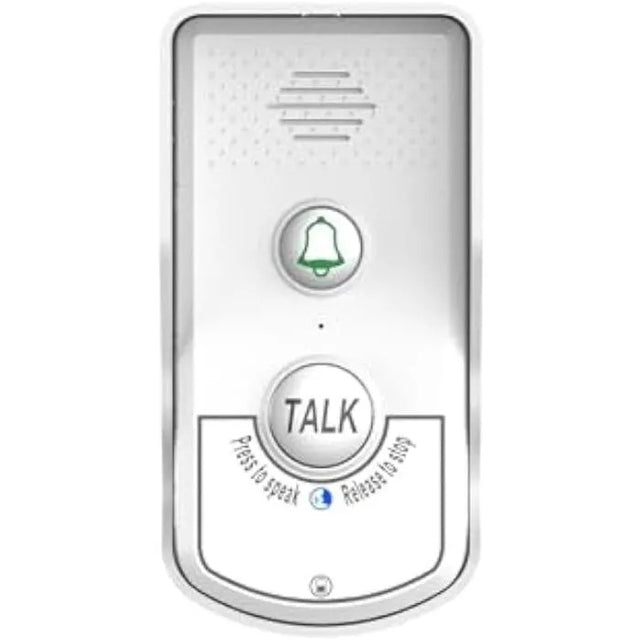 Two-Way Wireless Doorbell, Long Range, Indoor Outdoor, for Home Care Workers